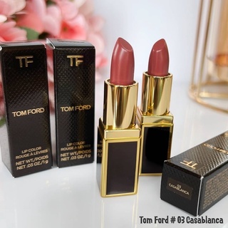 ลิปสติก Tom Ford Lip Color Rouge a Levres 1g # 03 Casablanca