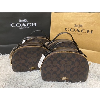 coachแท้100% รุ่นเซเรน่า8”สีกาแฟ