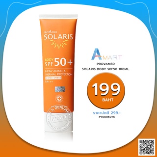 PROVAMED SOLARIS BODY SPF50 100ML.