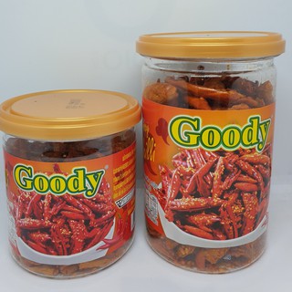 พริกทอดกรอบ 100-180กรัม Goody Crispy Cilli