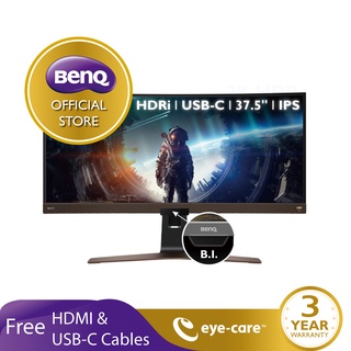 BenQ EW3880R 37.5นิ้ว WQHD HDRi IPS Ultrawide Curved Immersive Entertainment Monitor (จอคอมโค้ง, มีรีโมตคอนโทรล)