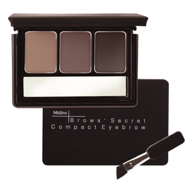 เขียนคิ้ว mistine   มิสทีน คิ้วฝุ่น   เขียนคิ้ว Mistine Brows’ Secret Compact Eyebrow มิสทีน บราวส์ ซีเคร็ท เขียนคิ้วแบ