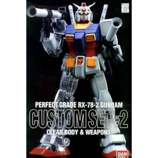 🔥พร้อมส่ง🔥 PG 1/60 RX-78-2 Gundam Custom Set 2 Clear Color Body