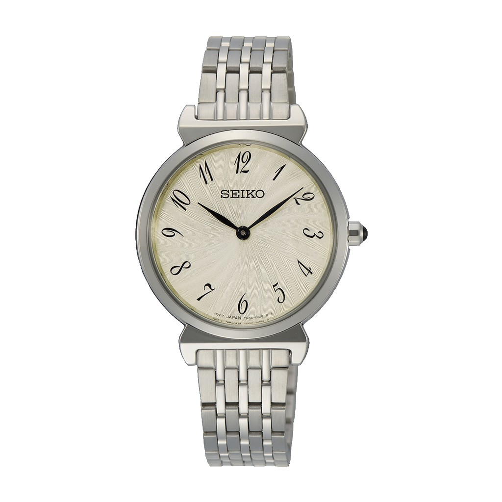 Karnvera Shop นาฬิกาข้อมือผู้หญิง Seiko Women Quartz Watch SFQ801P1