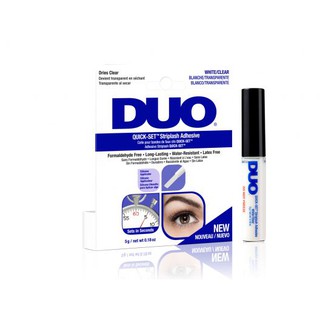 ของแท้! กาวติดขนตาปลอม DUO - Quick Set Striplash Adhesive - Clear