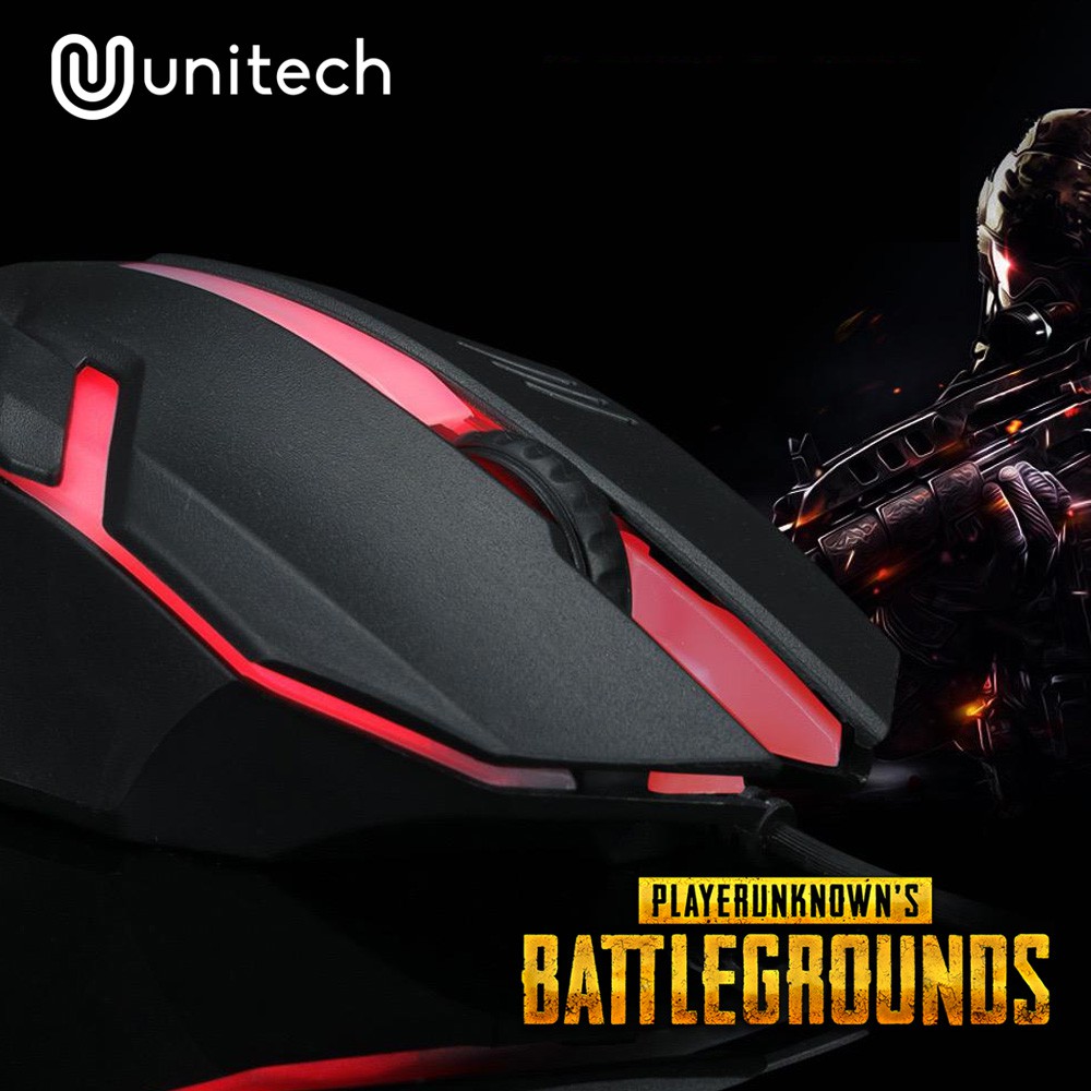 Unitech เมาส์เล่นเกม Kabel Usb G 1 800 Dpi โคมไฟ Led - rukang003.th ...