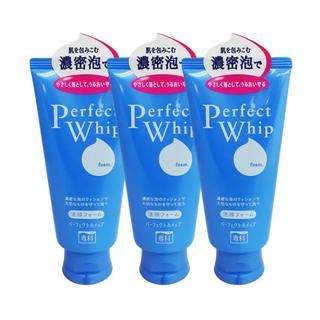 SHISEIDO Perfect Whip โฟมล้างหน้า เนื้อวิปครีม 120 กรัม 3 หลอด