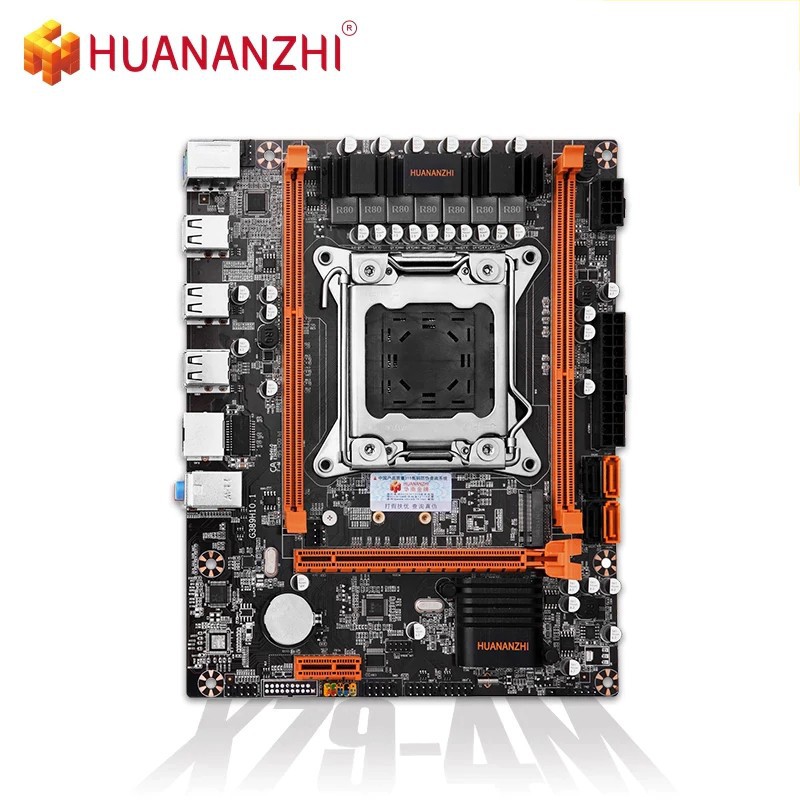 HUANANZHI X79-4M M-ATX USB3.0 SATA NVME NGFF M.2 SSD รองรับ REG ECC หน่วยความจําและ Xeon E5 โปรเซสเซ