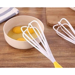 Professional egg beater ไม้ตีไข่ตีแป้งมืออาชีพ ที่ตีไข่ ตะกร้อตีไข่ ที่ตีฟองนม ตะกร้อมือ ที่ตีไข่ เครื่องตีฟองนม📍