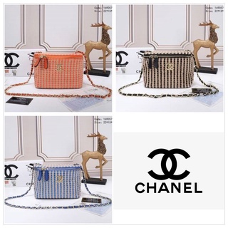 กระเป๋า Chanel Rafrfia Vanity Case Bag