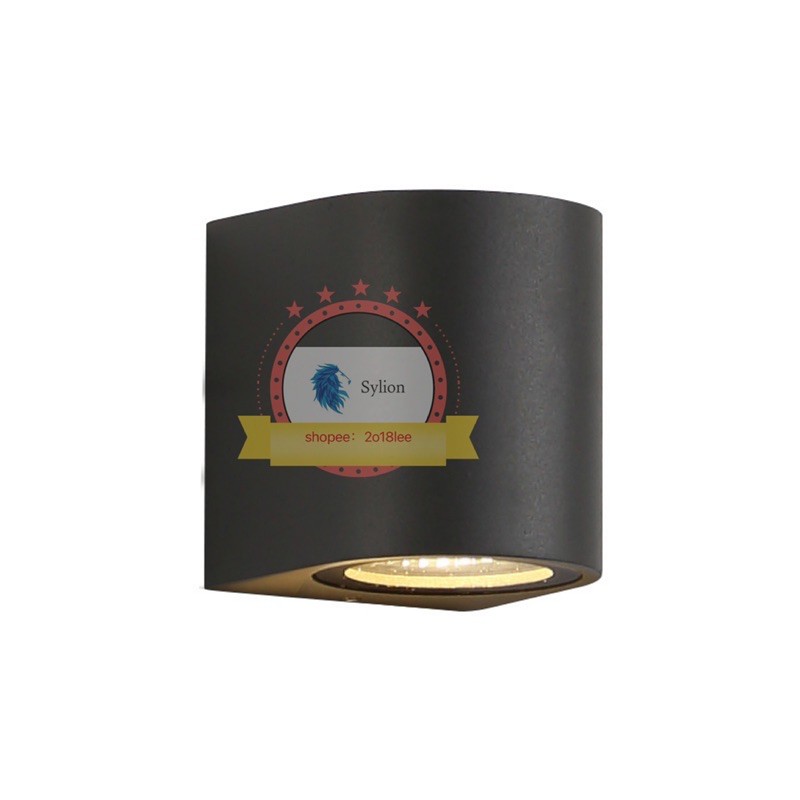 X-8001Wall Sconce เชิงเทียนผนังสไตล์ร่วมสมัยให้แสงสว่างขึ้นลง ติดตั้งง่าย กันน้ำ ใช้หลอดไฟ GU10
