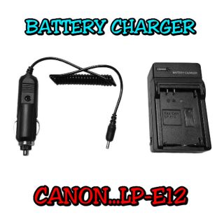 Battery charger LP-E12 for Canon EOS-M, EOS-M2,EOS-100D,EOS-EM10,...