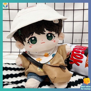 ชุดตุ๊กตา ชุดตุ๊กตา 15cm Doll Cotton Doll 20 ซม. เซนติเมตรเสื้อผ้าเด็กแฟนสุดเท่สุดหล่อเสื้อเบสบอลหมวกเบสบอลแทนที่โดยไม่มีคุณลักษณะ