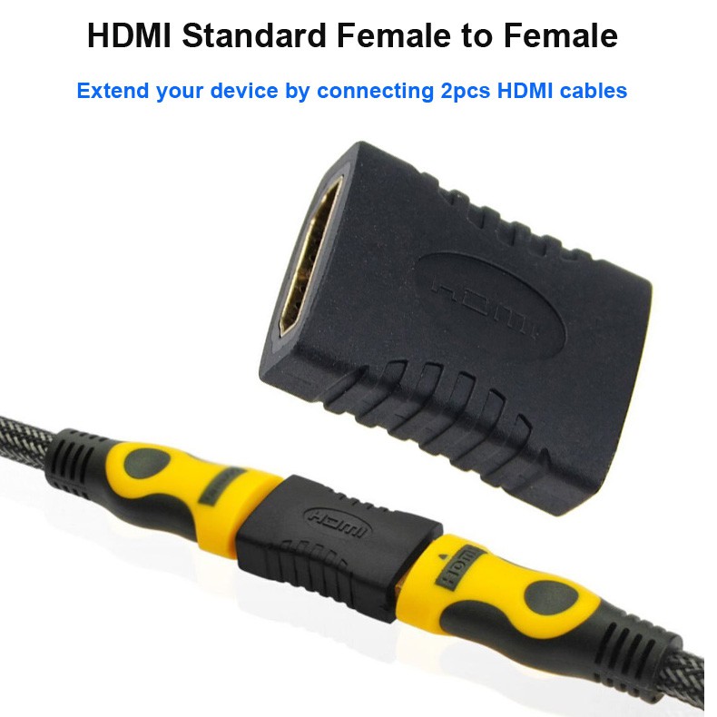 🚀ส่งเร็ว🚀 หัว HDMI Male to Female Extension Adapter Converter Mini Micro  HDMI Cable Connector หัวแปลง HDMI to HDMI #DM