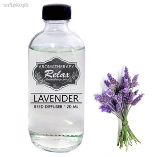 น้ำมันหอมระเหย กลิ่น ลาเวนเดอร์ Lavender  ก้านไม้หอม Reed Diffuser 120 ML พร้อม ก้านไม้ ก้านไม้กระจายกลิ่น ปรับกลิ่น ไม้