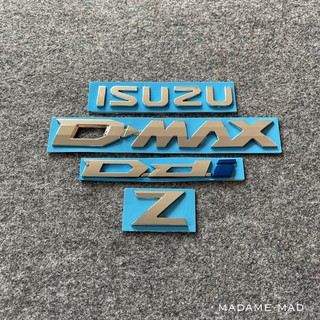 โลโก้ ISUZU D-MAX Ddi Z 2020-2023 (จำนวน 4 ชิ้น)