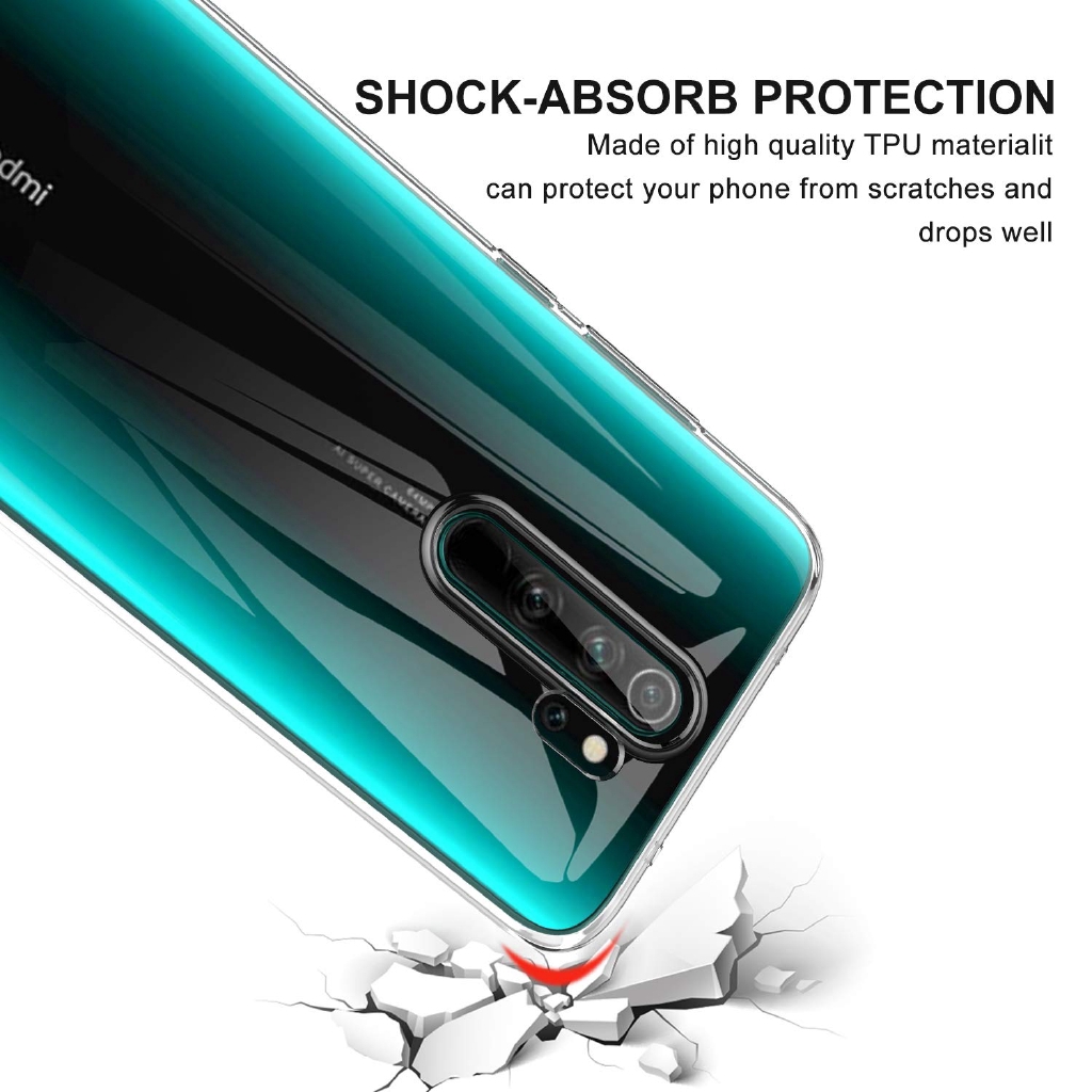 เคสใส ซิลิโคนนิ่มสำหรับ Redmi Note 14 13 12 11 11T 11s 10 10s 9 9s 8 Pro+ China Plus Turbo 4 A4 A3 14C 14R 13 13C 12 12C 11A A1 10A 10C 9T 9A 9C 9T 4G 5G 2025 ราคา ถูกที่สุด ดีลบีเคเค แกลเลอรีภาพที่ 7