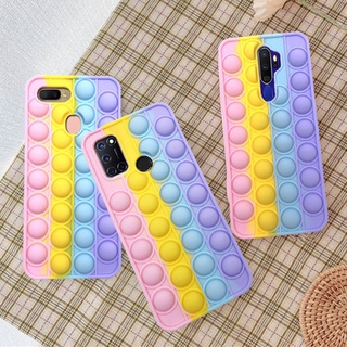 เคสโทรศัพท์มือถือซิลิโคนลายสีรุ้งสําหรับ Realme 5 5I 6I 5S 6 6S 7I 8 Pro C3 C11 C12 C15 C17 C21 C25 C25S Narzo 20 30A