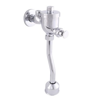 ฟลัชวาล์วโถชายท่อโค้ง BATH TIME BT-7220 สีโครม URINAL FLUSH VALVE BATH TIME BT-7220 CHROME