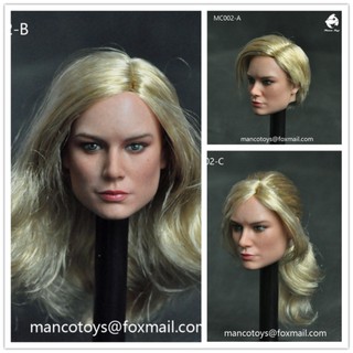 mancotoys 1/6 โมเดลตุ๊กตากัปตัน marvel head sculpt mc 002 12 นิ้วของเล่นสําหรับเด็กผู้หญิง