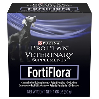 กล่องบุบเล็กน้อย! Fortiflora Canine Probiotics โปรไบโอติกสำหรับสุนัข 30 ซอง