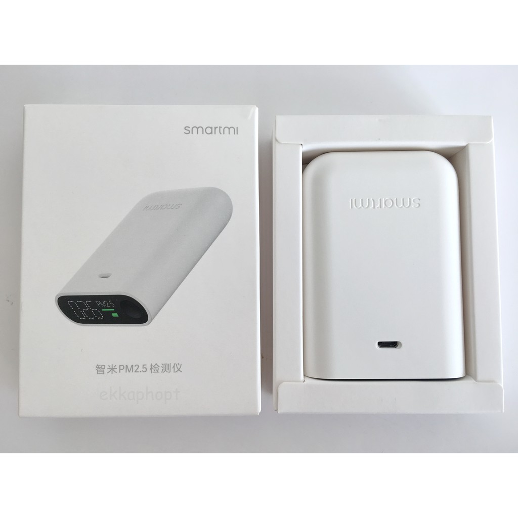 Xiaomi Smartmi PM 2.5 Air Detector เครื่องทดสอบคุณภาพอากาศแบบพกพา เครื่องวัดฝุ่นละอองในอากาศ