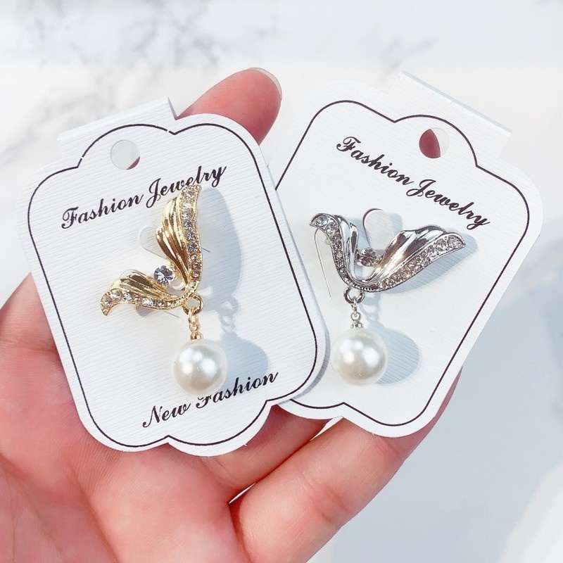 Ins ขนาดใหญ่ โบ เข็มกลัด Pin / มุกเทียม จี้ พู่ เข็มกลัด Pins / แฟชั่น เครื่องประดับ อุปกรณ์ - รูปที่ 6