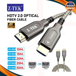 Z-TEK แท้ 100% สาย HDTV Fiber Optical Cable SUPPORT 4K 10/15/20/25/30เมตร Original