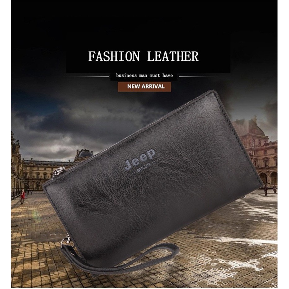VP 44KOREAN STYLE MEN LONG WALLET SYNTHETIC สินค้าหนัง