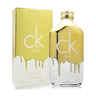 [[แท้ชัวร์]] CK One Gold Limited Edition EDT น้ำหอมสำหรับผู้หญิงและผู้ชาย หอมละมุน สดชื่น ผ่อนคลาย ขนาด200ml (กล่องจริง)