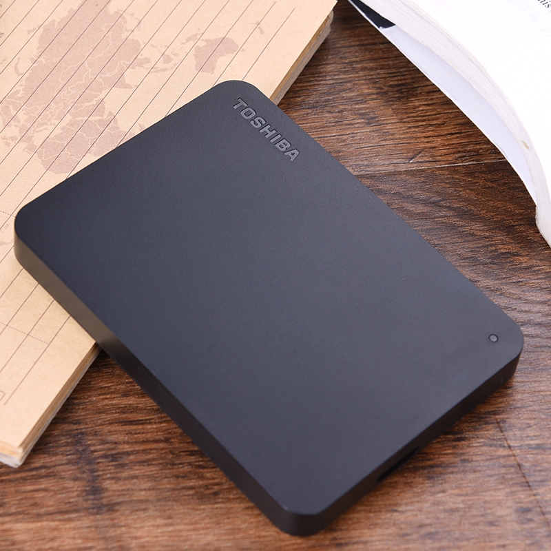[จัดส่งด่วน] โตชิบาฮาร์ดดิสก์มือถือ 1T ความเร็วสูง USB3.0 ฮาร์ดไดรฟ์พกพาฮาร์ดดิสก์ 1tb