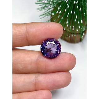 ธนาภรณ์ 💜GSH00595 พลอยอเมทิสต์(Amethyst )6.06 กะรัต สีม่วงพิเศษพลอยแท้100%