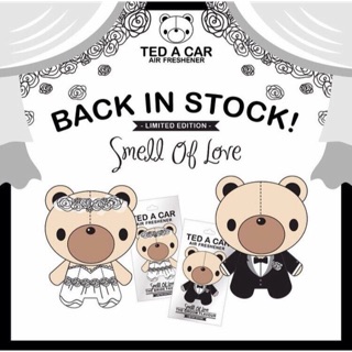 แผ่นน้ำหอมปรับอากาศ TED A CAR คู่รัก Bride&Groom