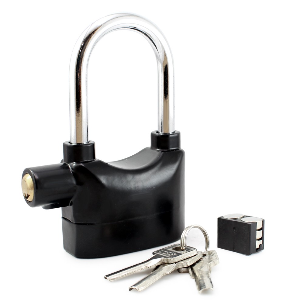 Telecorsa Alarm Lock กุญแจ ใช้ได้กับ ประตูบ้าน รถมอเตอร์ไซต์ รุ่น 110 DBA-1 สีดำ