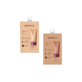 [เก็บโค้ดส่งฟรีหน้าร้าน] Merrezca Skin Up Water Base & skin lighter Glow ครีมซอง เมอเรสก้า ของแท้ 100%