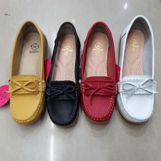 รองเท้าคัทชูหนังแท้ผู้หญิง berry shoes by CSB นุ่มสบายเท้า ไซส์36-41