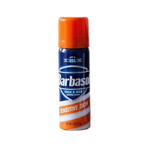 ครีมโกนหนวด Barbasol Sensitive Skin 2oz.สูตรสำหรับผิวบอบบางแพ้ง่าย