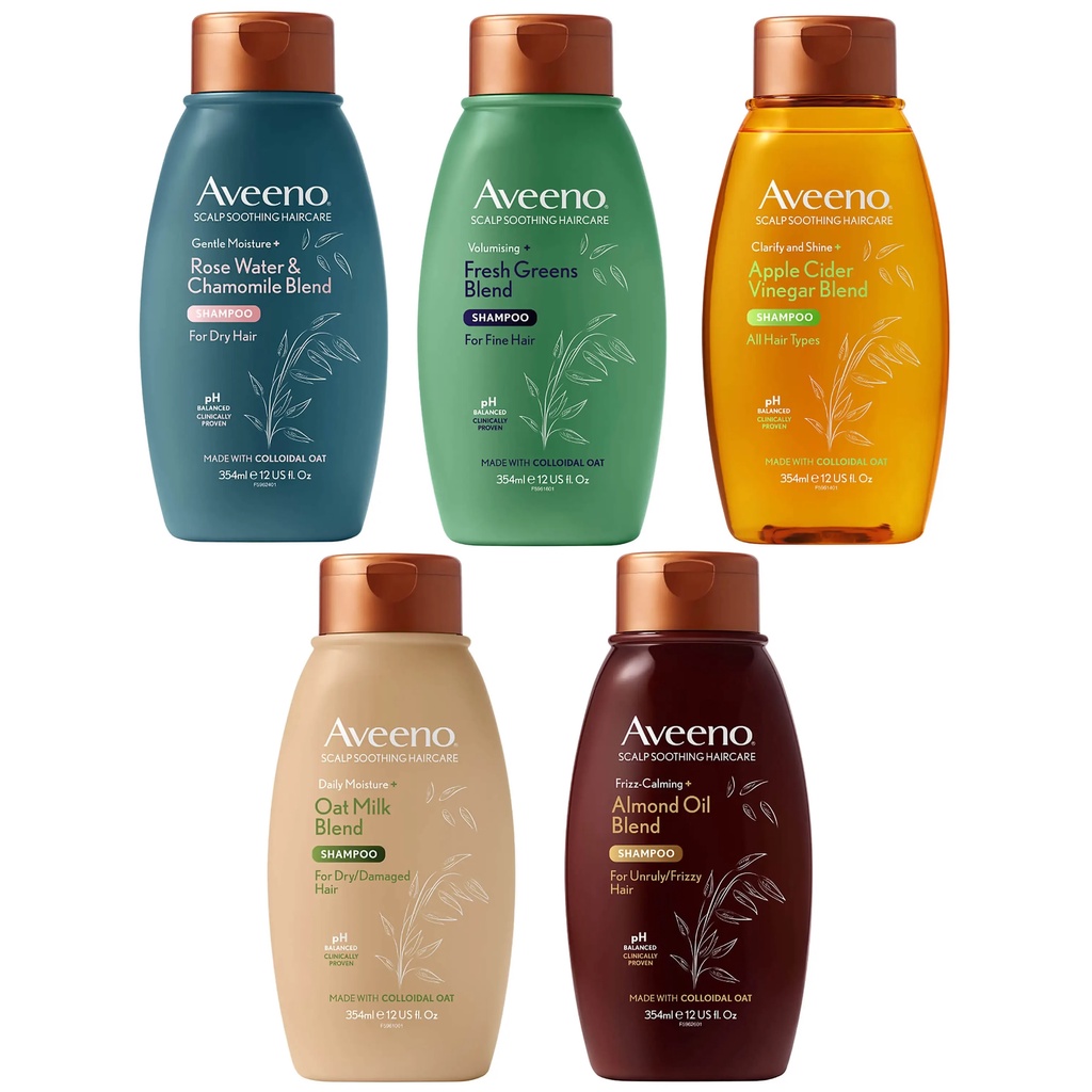 พร้อมส่ง และส่งฟรี EMS #Aveeno Shampoo