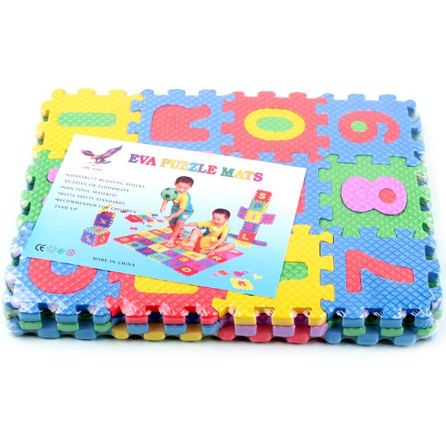 ตัวต่อโฟม36ตัวอักษร จิ๊กซอโฟมABCและตัวเลข แผ่นโฟมabc จิ๊กซอABC