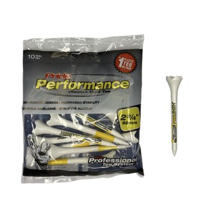 Tees Pride Performance™ Plastic Golf Tee 2 3/4 -10 ct