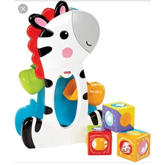 บล็อค​หยอด​ม้าลาย fisher​ price​ roller block zebra