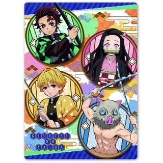 Devils Blade Kimetsu no Yaiba Showa Note แผ่นรองเขียน ดาบพิฆาตอสูร รวมตัวละคร ของแท้จากญี่ปุ่น ขนาด B5 MADE IN JAPAN