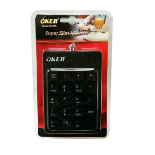 👼🏻🎀ส่งไวทันใจ พร้อมส่งจ้า💿🎐Keypad Numeric key แป้นตัวเลข Oker SK-975