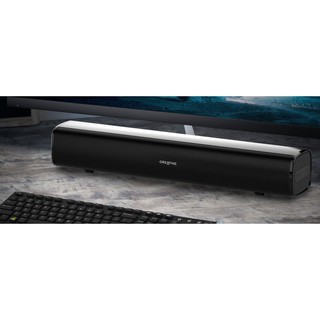 Creative Stage Air Soundbar ขนาดเล็กที่มีจอมอนิเตอร์สำหรับคอมพิวเตอร์พร้อมBluetooth ®, AUX-in และ USB MP3