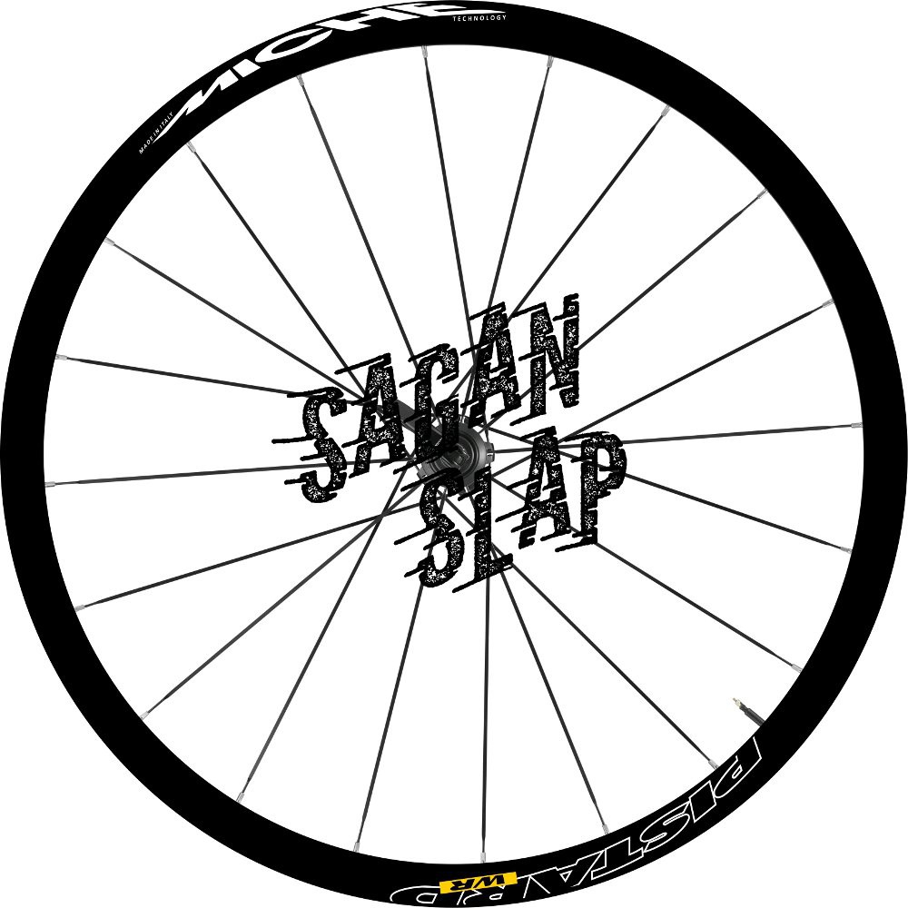 สติ๊กเกอร์สติ๊กเกอร์ fixie decal Velg Rims Rim Miche pistard