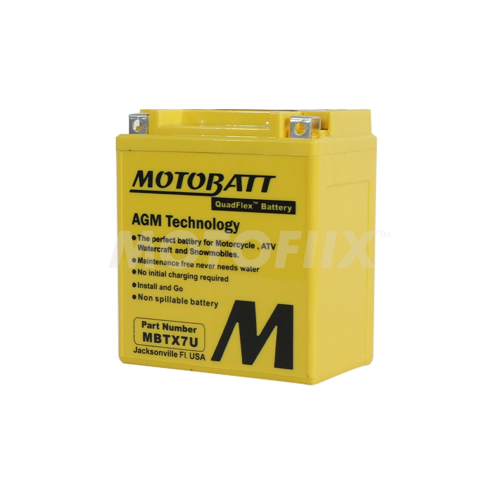 แบตเตอรี่ GEL MOTOBATT MBTX7U