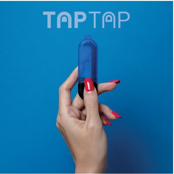 แท่งกดปุ่มอนามัย TAPTAP - HYGIENE STICK (น้ำเงินใส)(แถมฟรี ตัวเกี่ยวและสายคล้องคอ ภายในกล่อง)