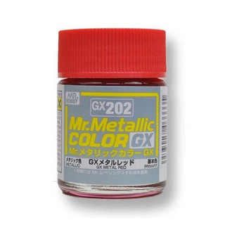 GX202 Mr.Metallic Color Metal Red 18ml สีเมทัลลิก