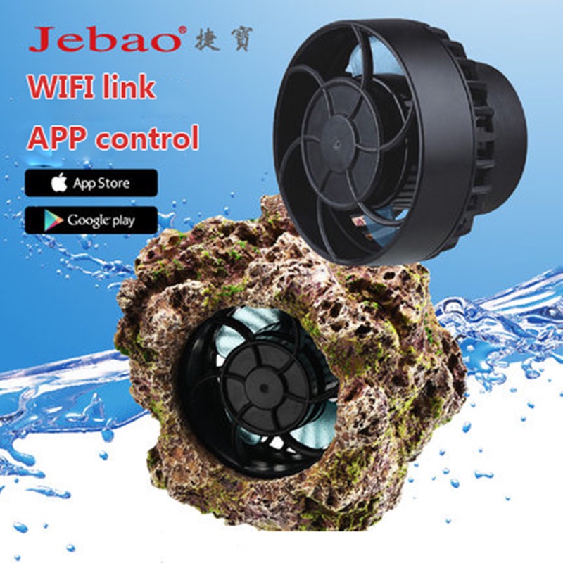 Jebao SW SLW SLW-M Series Wifi APP ควบคุม Aquarium Marine Tank Wave Maker ปั๊มน้ําใต้น้ําพร้อมคอนโทร