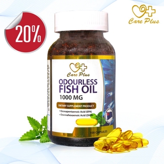 Care Plus Odourless Fish Oil 1000 MG 100 capsules